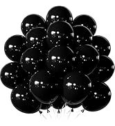Black Balloons 12 Inch –24pcs Latex Party Balloons for Birthday, Baby Shower, DIY Party Decoratio...