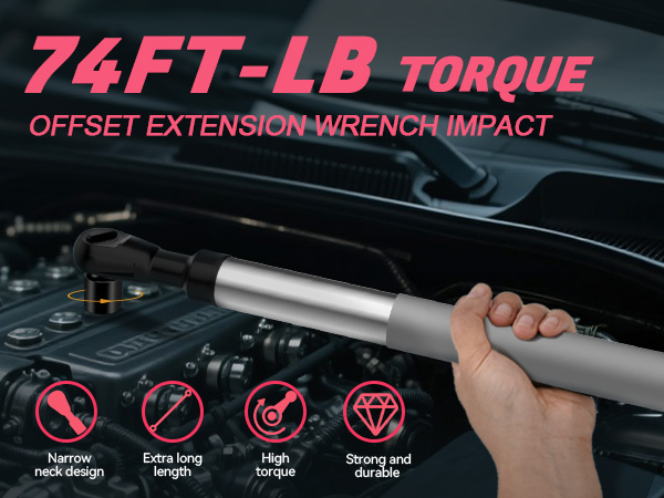 Offset Extension Wrench Impact 1/2&amp;#34;