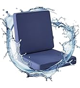 IPYNBAP Outdoor Chair Cushion Set 24 x 24 x 4 Inch, Waterproof &amp; Fade Resistant Patio Furniture C...