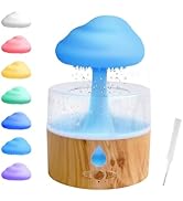 Foyucool Rain Cloud Humidifier, 3 in 1 Humidifier/Oil Diffusers/7 Colors Night Light, Humidifier ...