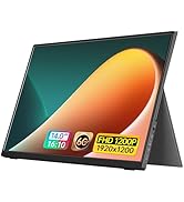 Yxk Portable Monitor 14 inch FHD 1920 * 1200P USB C HDMI Ultra-Slim IPS Travel Display w/Smart Co...