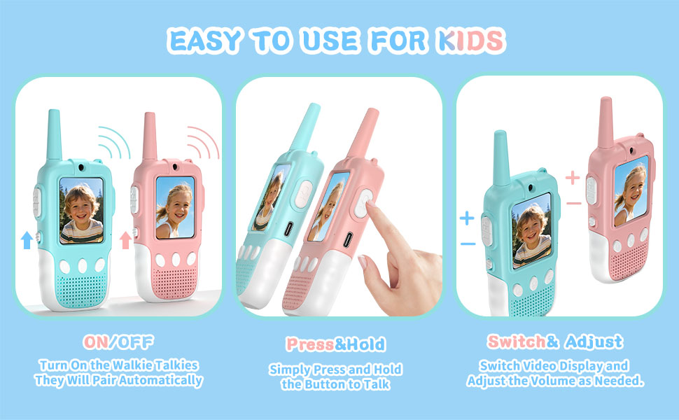 Video Walkie Talkies for Kids