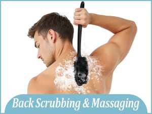 silicone back scrubber