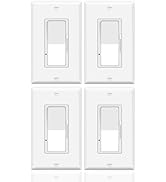 Dimmer Switches for LED Lights,Greencycle 4PK 3 Way Dimmer Switch for Dimmable 150W LED CFL Light...