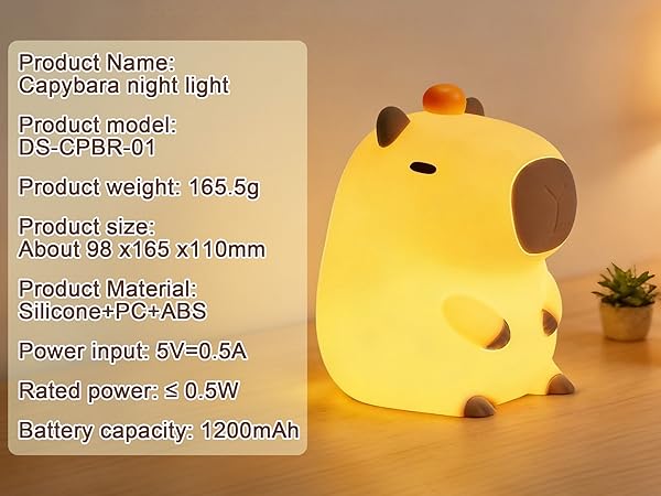 capybara night light