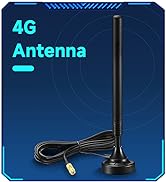 4G LTE Magnetic Mount External Antenna RP SMA Male Antenna for Verizon T-Mobile Router Gateway