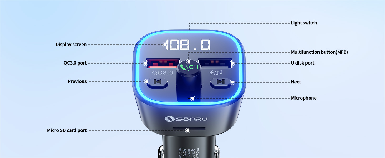 car bluetooth transmitter