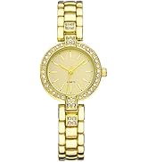 TWOPTION Womens Waterproof Wrist Watch,Women's Small Thin Analog Bracelet Quartz Watch Dainty Chr...