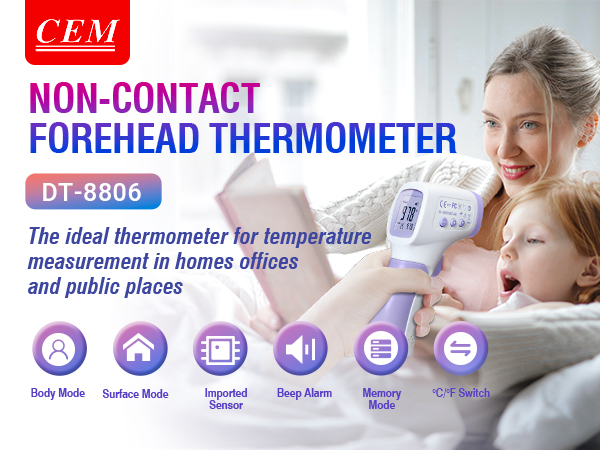 NON-CONTACT FOREHEAD THERMOMETER