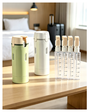 4-in-1 Travel Dispenser Bottle