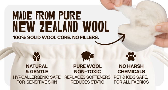 dyer xl driyer animals wiol bals non toxic handmade unbleached woll deyer quiet hypoallergenic woll