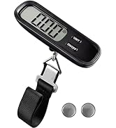 LUGGEX Luggage Scale, Suitcase Weight Scale, Luggage Weight Scale with Large LCD Display, Portabl...