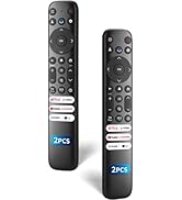 (Pack of 2) Replacement-for-TCL-Google-TV-Remote-Control,Universal Remote for TCL Smart UHD HDR L...