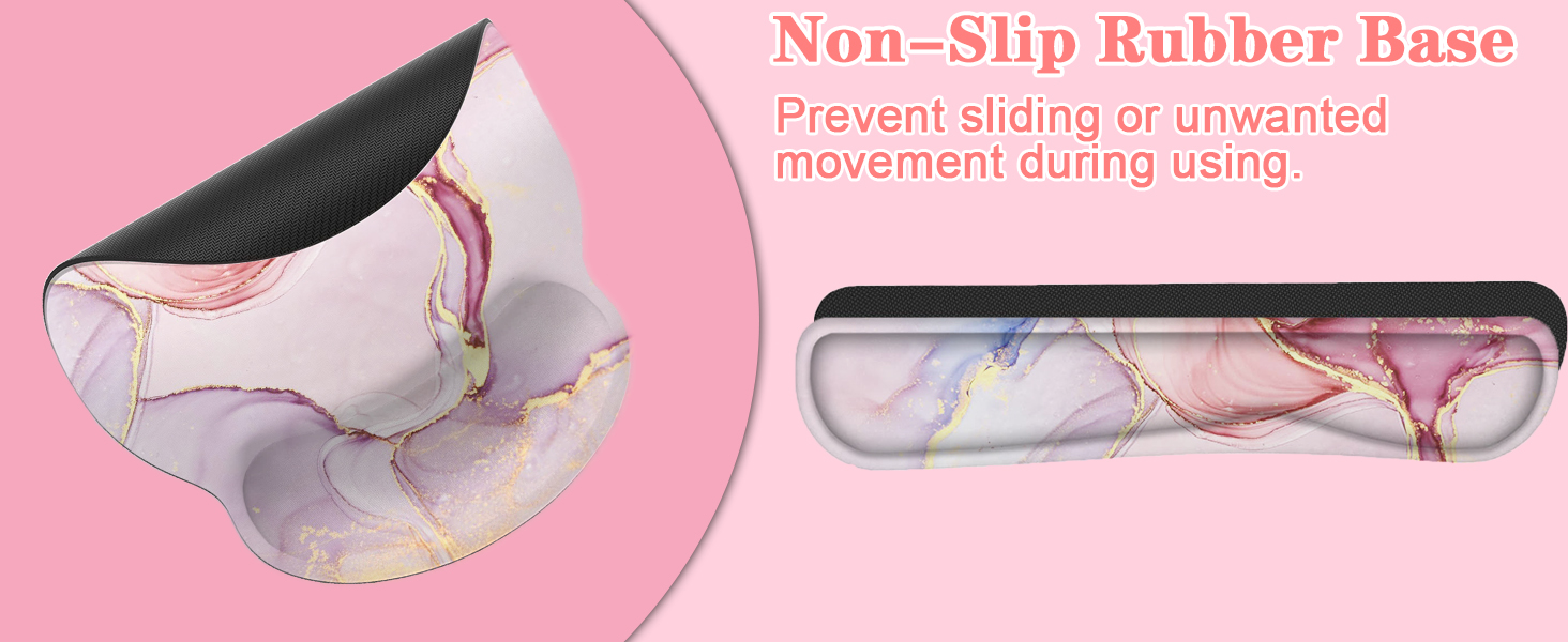 mouse pad with wrist support