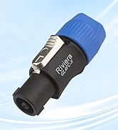 RIVIERA Speakon Plug Twist Lock 4Pole Compatible with Neutrik NL4FC NL4FX NL2FX NLT4X 10 Pack