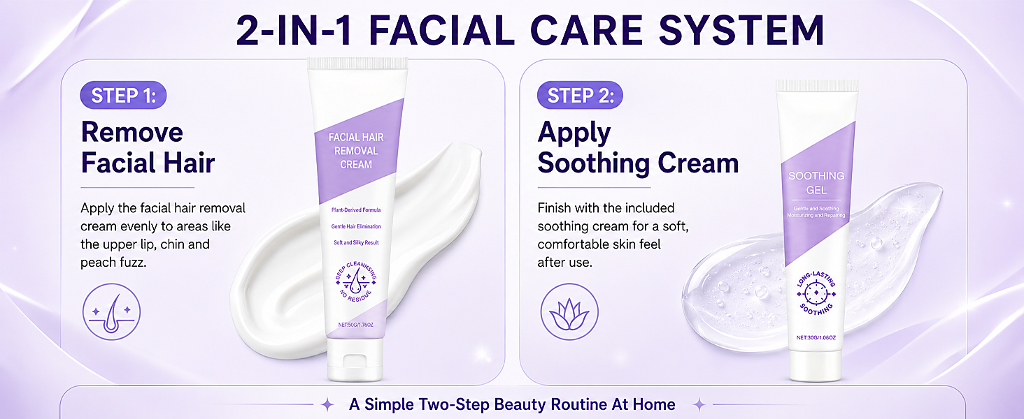 facial hair removal cream