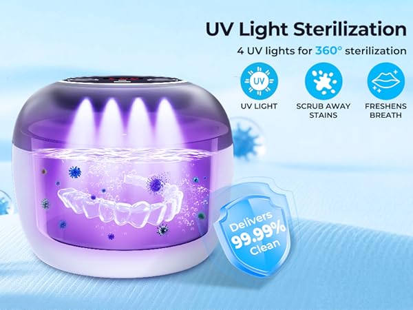 ultrasonic denture cleaner
