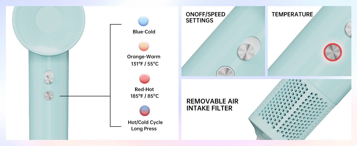 HYLZTHATER Ionic Hair Dryer