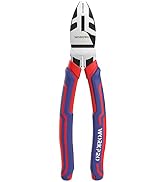 WORKPRO 8-Inch Linesman Pliers in CRV Steel for Twisting and Cutting Wires, Clamping Screws