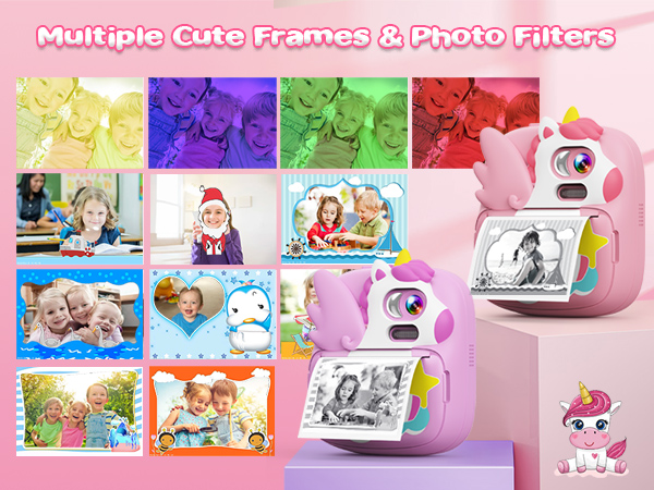 camera for kids kids camera for girls unicorn pink