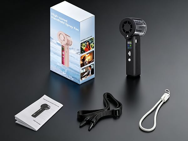 handheld fan with mist