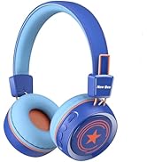 New bee Kids Bluetooth Headphone with Microphone Bluetooth 5.0 Wireless Kids Headphones with 32H ...