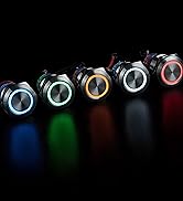 led light push button switch