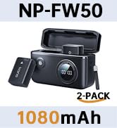 NP-FW50 battery and charger