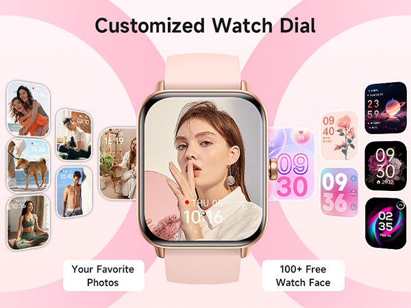 Smart Watch for Women Android &amp;amp; iPhone, Alexa Built-in, activity fitness tracker