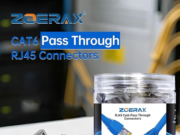 rj45 pass through connector
