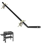 Upgrade 28 Inch Griddle Burner Control Valve with Gas Rail for Blackstone 28 Inch Flat Top Grill ...