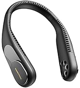 SWEETFULL Portable Neck Fan Bladeless Personal Fan 5000mAh Rechargeable Battery Operated Wearable...