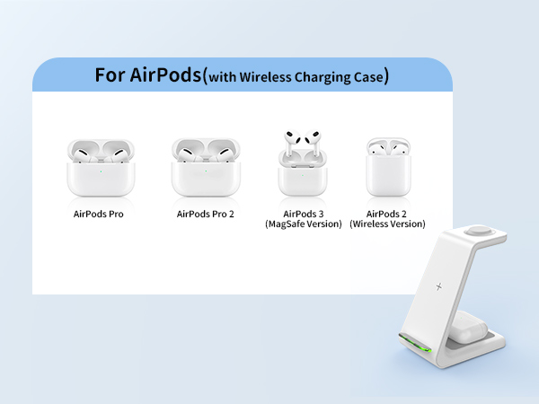 Airpods wireless charging station