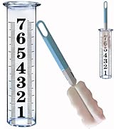 JMBay 7 Inch Plastic Rain Gauge Replacement Tube, Upgrade Freeze Proof Outdoor Plastic Rain Gauge...