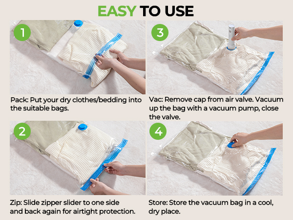 Vacuum Storage Bags for Travel