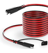 Electop 15Feet SAE to SAE Extension Cable, Quick Connect Disconnect SAE Power Connector Cable Wir...