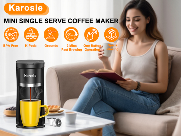 MINI SINGLE SERVE COFFEE MAKER