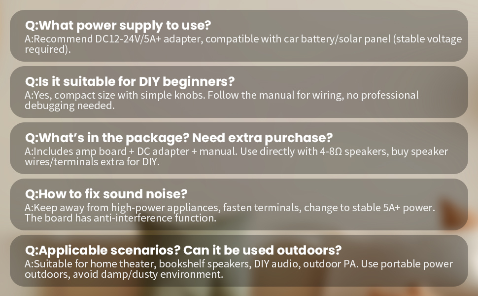 Bluetooth Audio Amplifier Board