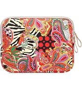 Boho Laptop Sleeve 13 Inch Vintage Patchwork Laptop Protective Carrying Case for MacBook