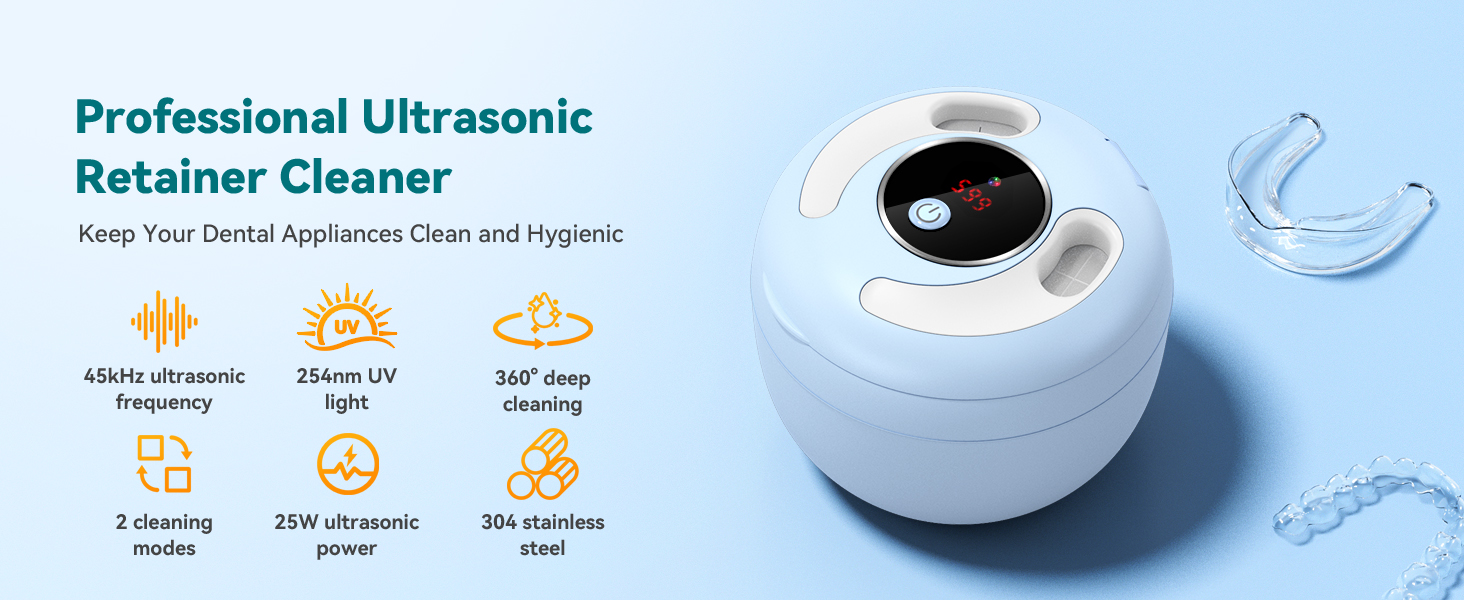 Professional Ultrasonic Retainer Cleaner