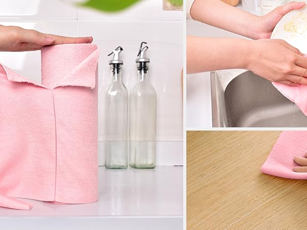 Microfiber Towels Cleaning Wipes