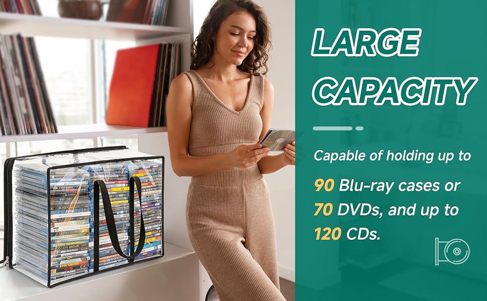Highly Clear Media Organizers for Storing Video Games