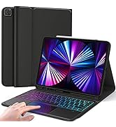 CHESONA iPad Pro 12.9 Case with Keyboard, Compatible for iPad Pro 12.9-inch 2022 6th/5th/4th/3rd,...