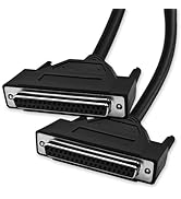 XANHAM DB25 25 Pin 6.6 Feet(2 Meter) Two Row Straight Through Serial Cable, Double Shielded(Metal...
