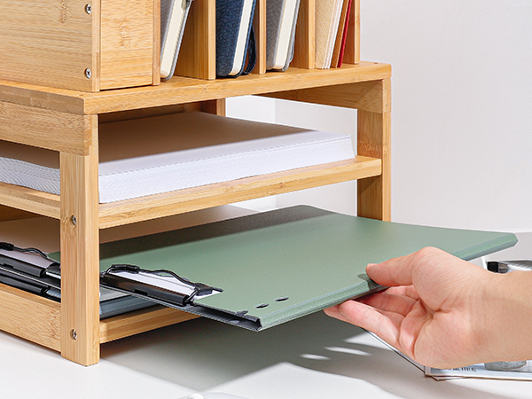 Bamboo Desk Organizer