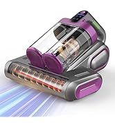 Bed Mattress Vacuum Cleaner Cordless 16Kpa Handheld Vacuum, Vacuum Cleaner with 253.7nm UV-C Ligh...