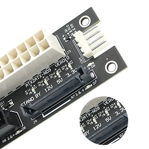 Power 12V 5V 3.3V LED