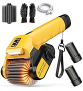 5000mAh 350 Mins Runtime Electric Rotary Grill Brush, 800RPM Powerful Outdoor Automatic Grill Cle...