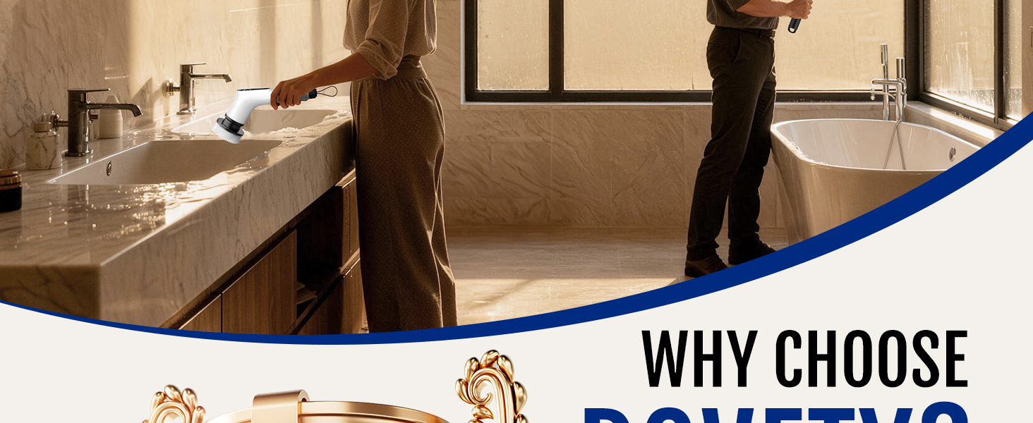 Electric spin scrubber