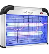Lulu Home Electric Bug Zapper, Aluminium Indoor Insect Killer for Mosquito, Bug, Fly with Powerfu...
